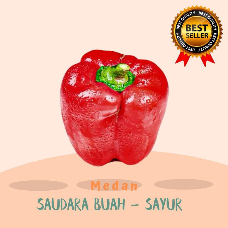 

PAPRIKA FRESH MERAHH/HIJAU 1KG [READY SETIAP HARI BERAPAPUN BANYAKNYA]