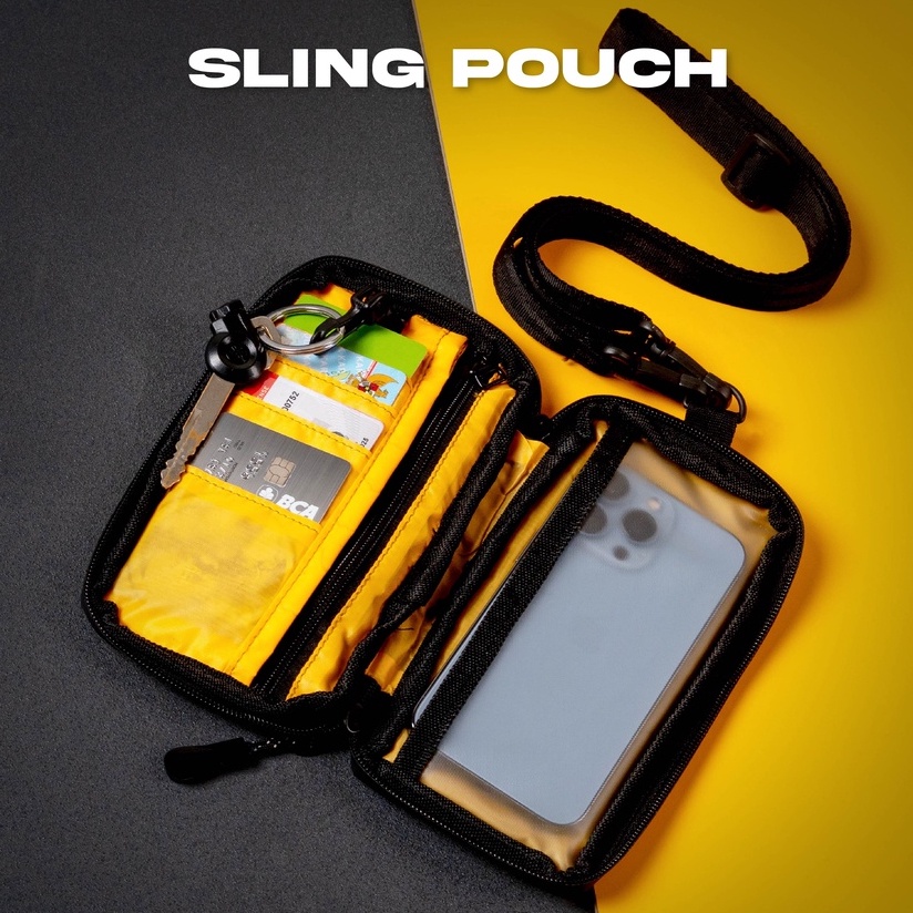 Telah Hadir Tas Leher Kalung HP Dompet Kunci Kartu Atm Uang Waterproof Tas Gantung Pouch Anti Air Co