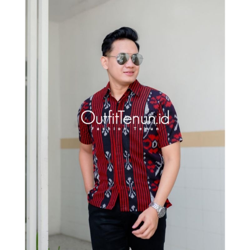 Kemeja Batik Pria SARIMBIT TENUN Rekomendasi outfit kondangan