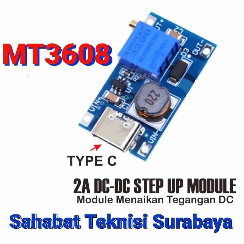 MT3608 DC to DC MT3608 step up type C