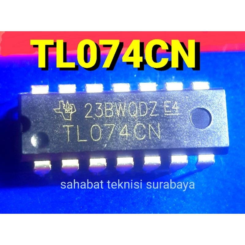 4pcs TL074CN TL 074 Low Noise operational Amplifier