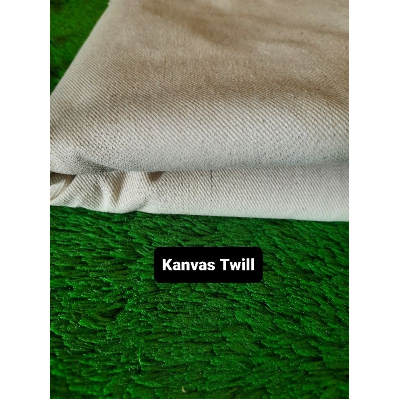 kain kanvas katun natural jenis kanvas twill/baby canvas/kanvas marsoto