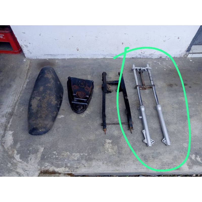 Shock depan rkcool atau shock depan Suzuki RKcool atau peredam kejut depan Suzuki RKcool