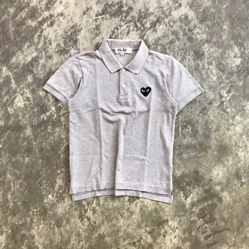 POLO SHIRT PLAY CDG TO KIDS (GREY) ORIGINAL SECOND
