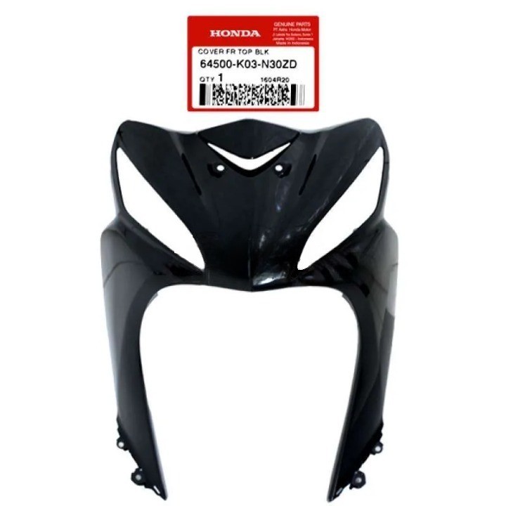 Cover Front Panel Tameng Depan Revo Fi Hitam - 64500K03N30ZD