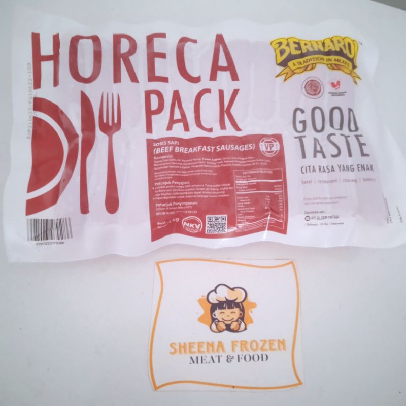 

Bernardi Sosis HORECA Pack VP 1 Kg