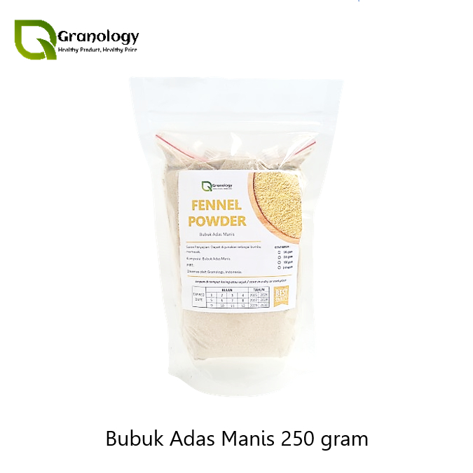 

Bubuk Adas Manis / Fennel Powder (250 gram) by Granology