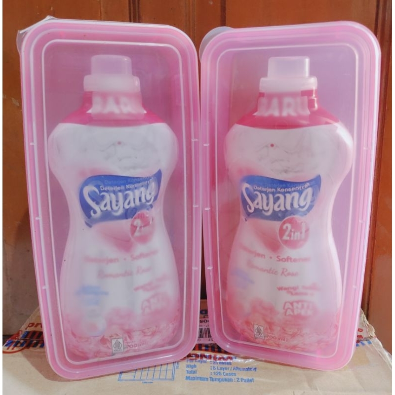 sayang detergen liquid 700ml free toples