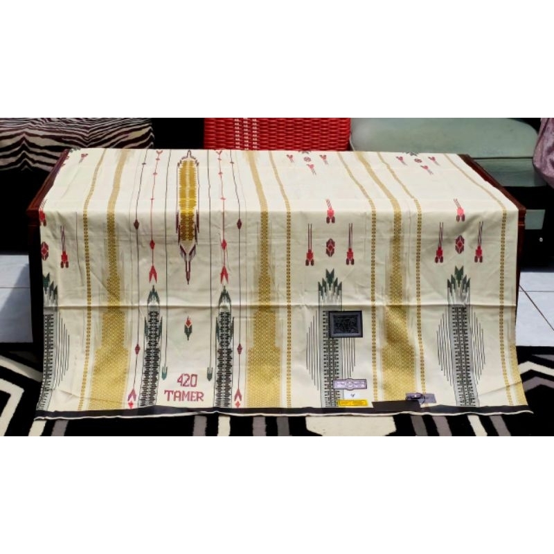 SARUNG TENUN SUTRA TAMER 420 SGF ISTIMEWA FULL SUTRA DOBLE