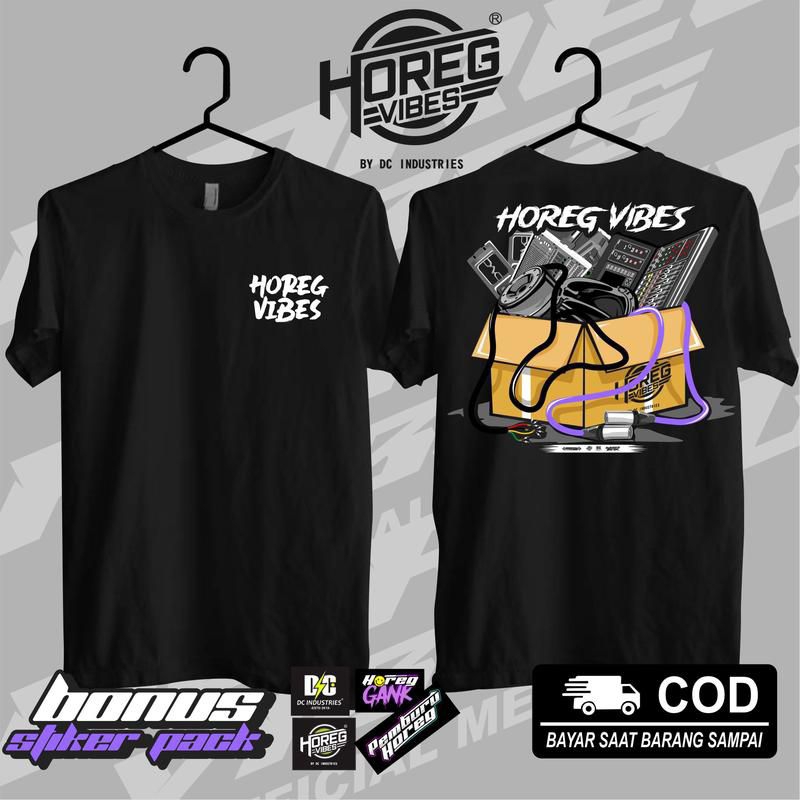 Kaos Horeg Vibes / Baju Distro Horeg Vibes / Atasan pria wanita
