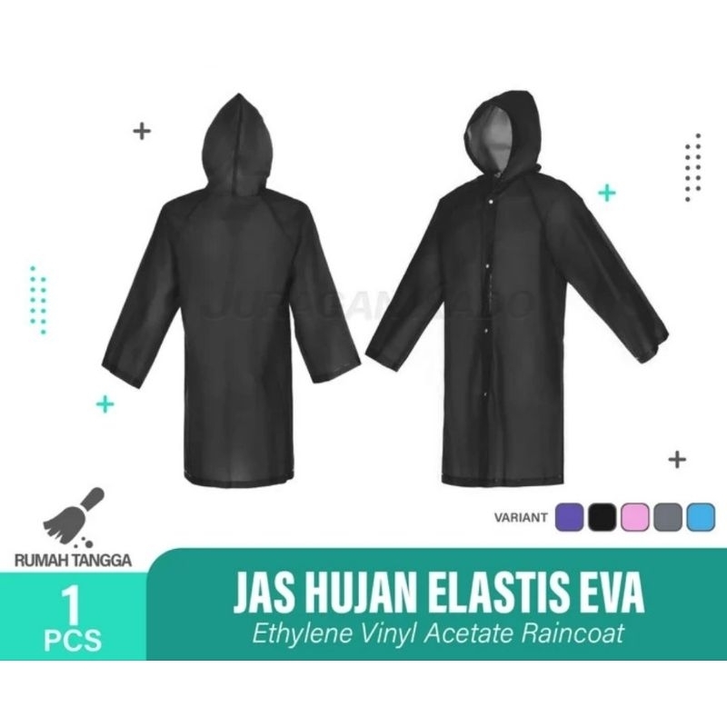 Jas Hujan Model Transparan Bahan Eva Berkualitas,Jas Hujan Dewasa Standar