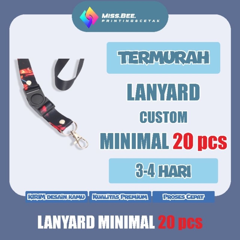 

Promo Sangat Murah LANYARD CUSTOM | MINIMAL 20 PCS | STOPPER