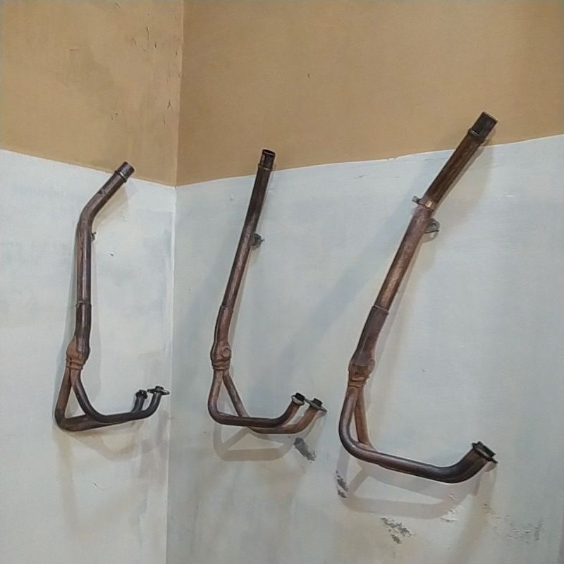 leher knalpot Ninja 250 karbu original