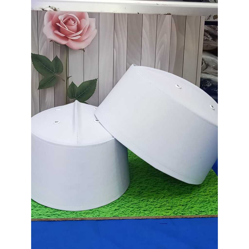 Peci Asagopah Polos Putih Kopiah haji polos