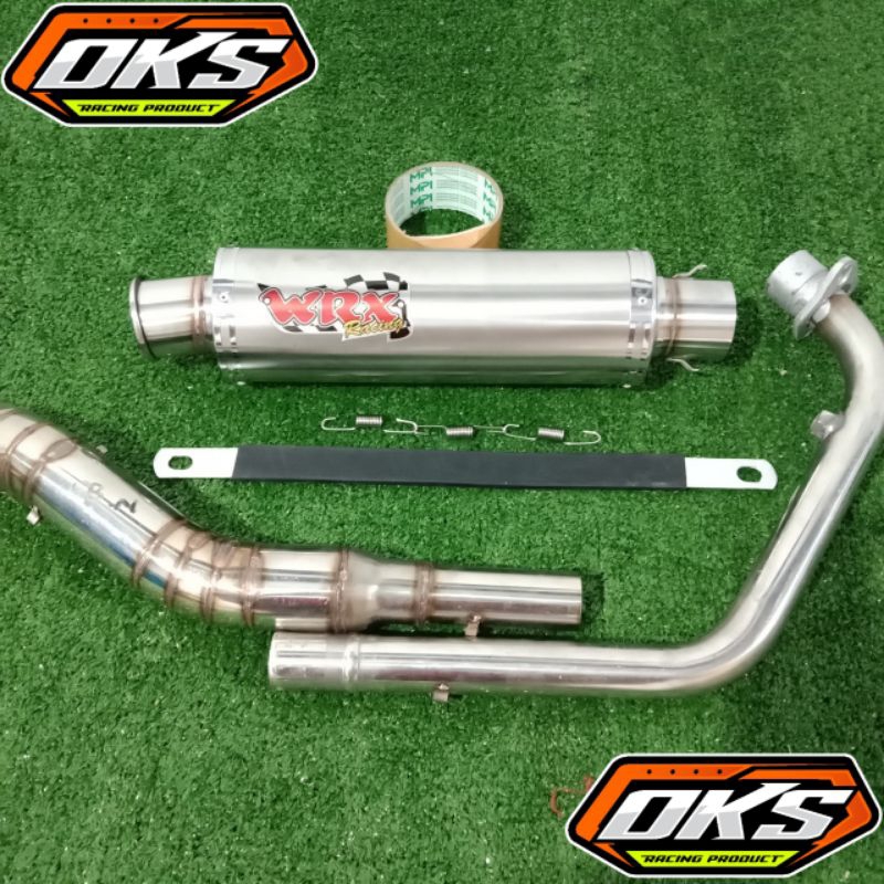 Knalpot Racing WRX Model Cincin Pnp Vixion,Tiger, Mx King, Cb, GL, Dll