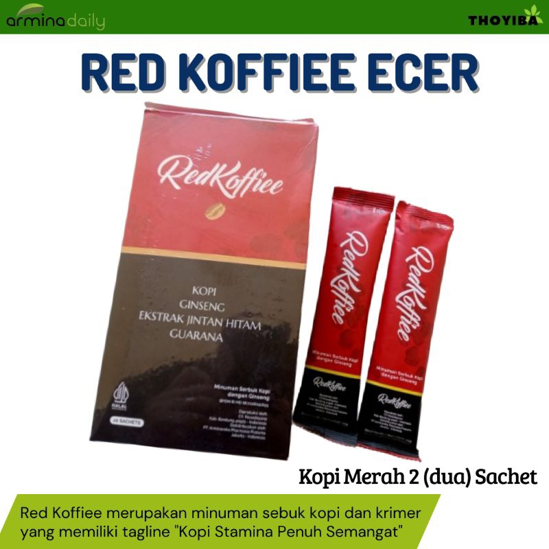 

Red Koffiee 2 Sachet - Kopi Merah Berkhasiat