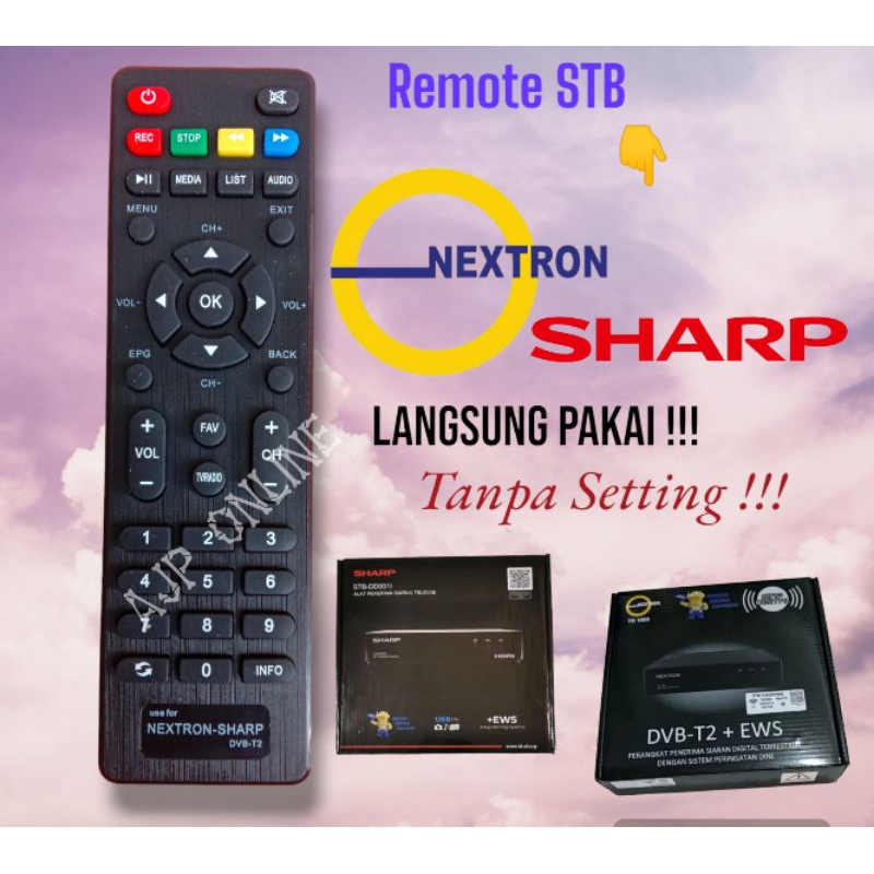 Remote STB NEXTRON Remote STB SHARP Original Quality