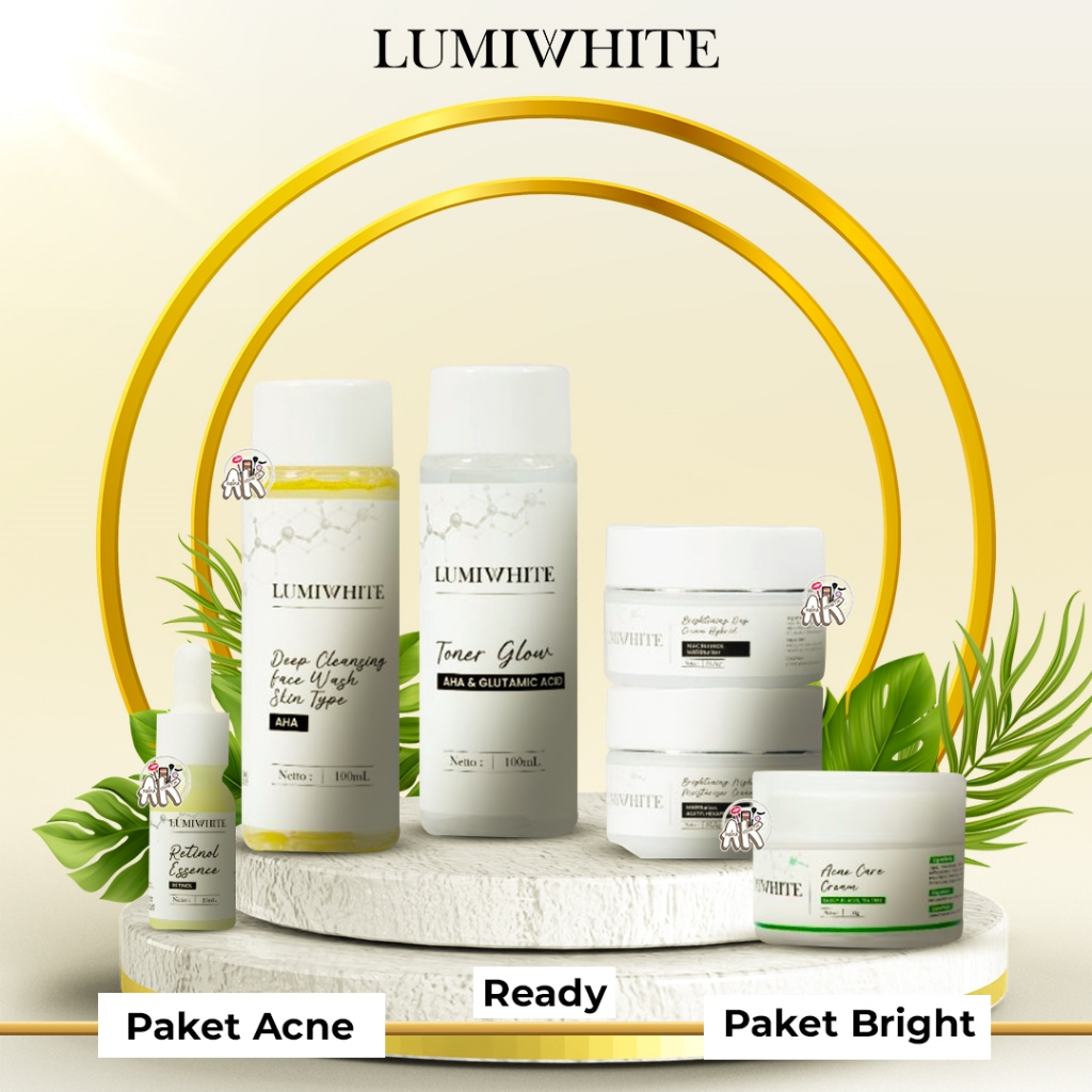 LUMIWHITE PAKET SKINCARE 5IN1 SERIES ( ACNE CARE / BRIGHTENING )