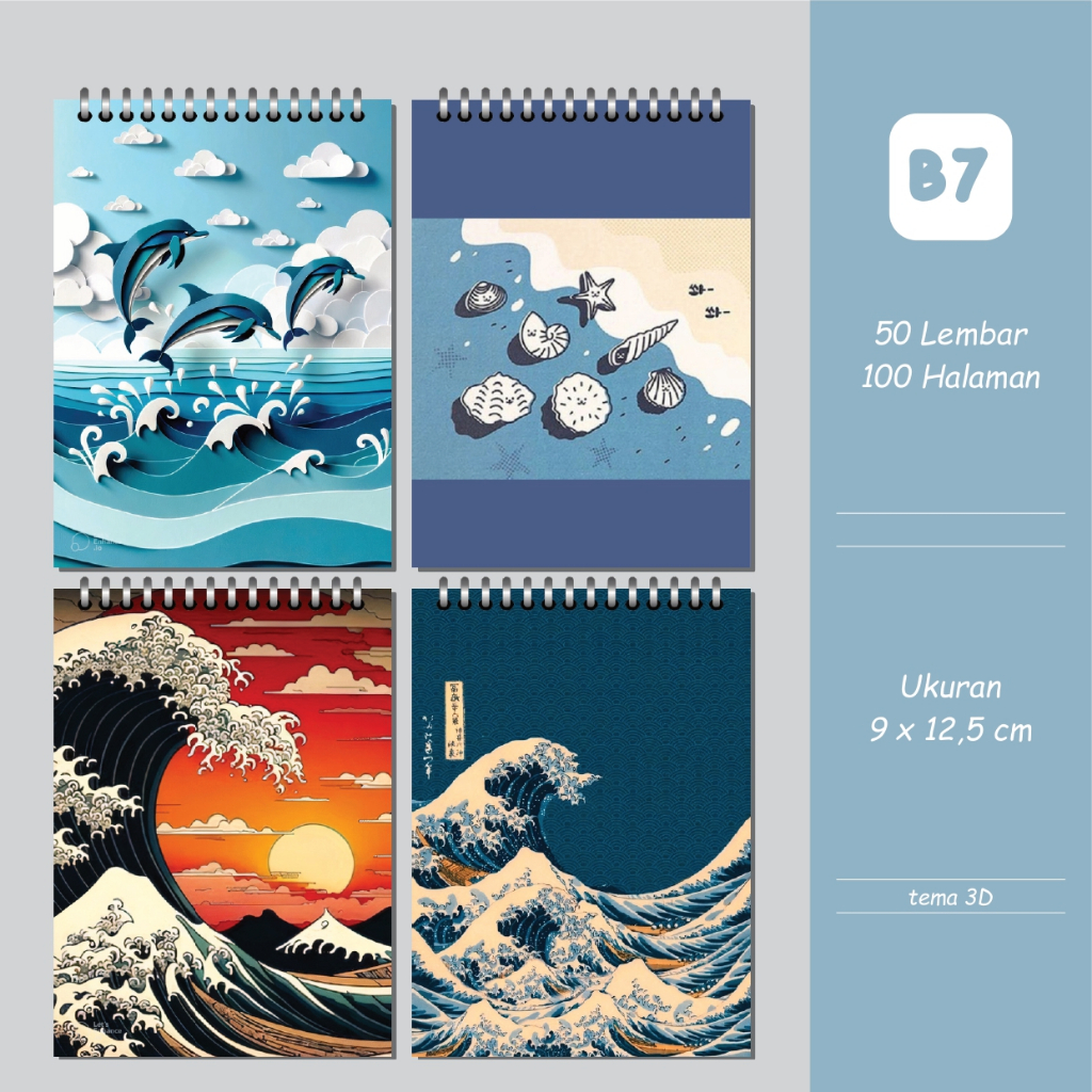 

Notebook Mini B7 Buku Kecil Catatan Scrapbook Mini Buku Saku Notes Kecil Alat Tulis Sekolah