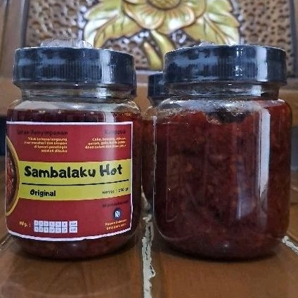 

Sambalaku Hot Original. kombinasi 2 cabai premium pilihan. 150gr