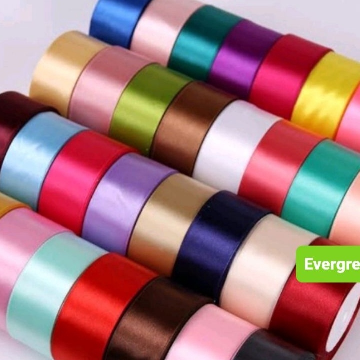 

Hemat Diskon ROLL Pita Satin 1 inch Pita Kado Pita warna