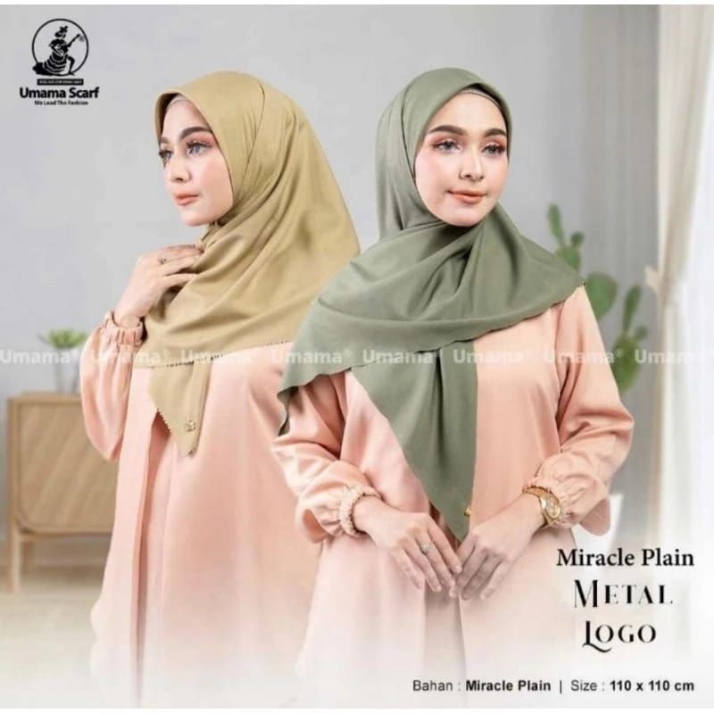 Isi 10 Jilbab Segitiga Umama Hijab Umama Isi 10 Pack Bahan Miraicle Plain Paket Jualan Jilbab Harga 