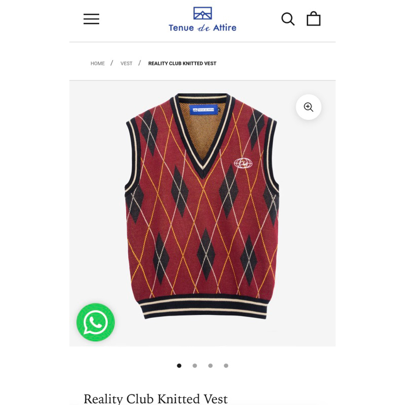 Vest Reality Club x Tenue De Attire