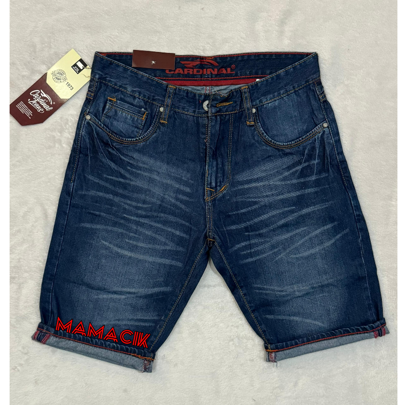 CELANA CARDINAL JEANS DENIM PENDEK PRIA  DEWASA / CELANA JEANS PENDEK CARDINAL