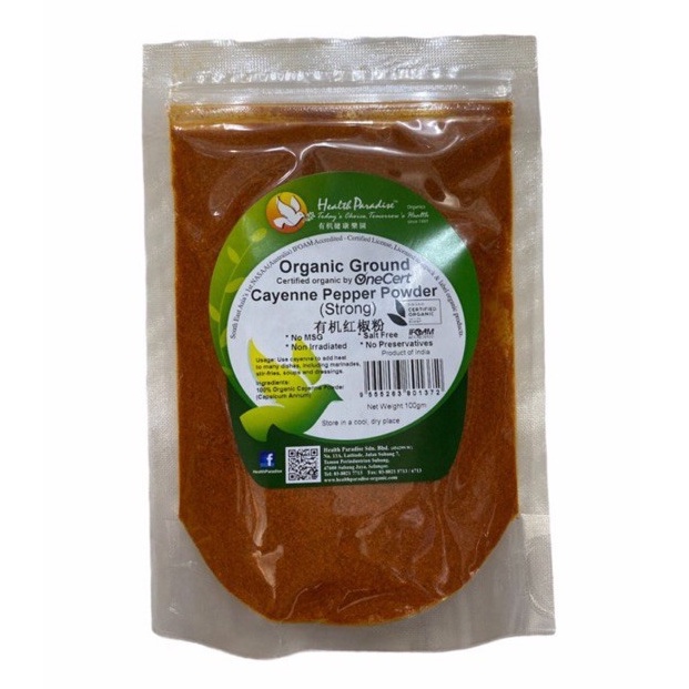 

Dijual Murah Health Paradise Organic Cayenne Pepper Powder Strong 1g 74