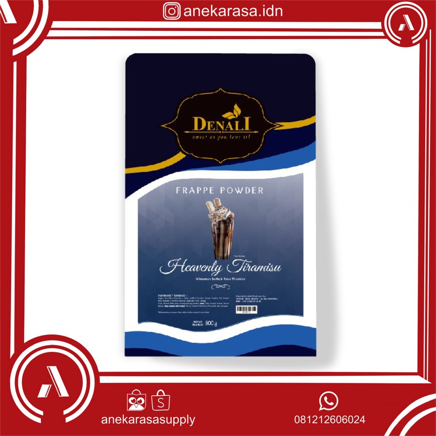 

Heavenly Tiramisu Denali Powder Drink - Bubuk Minuman 800gr