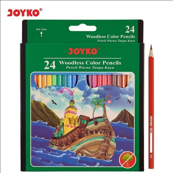 

Joyko Pensil Warna 24 Color CP-104