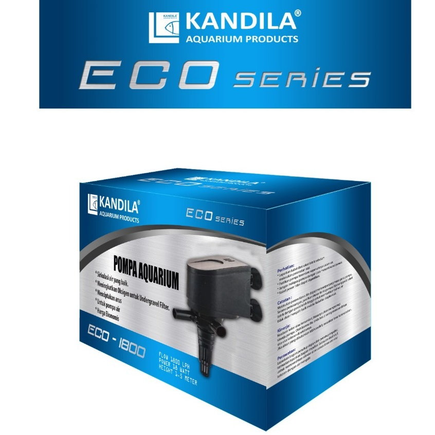 Pompa Kandila ECO 1800 / Power Head  Kandila ECO 1800 mesin pompa filter celup aquarium water pump