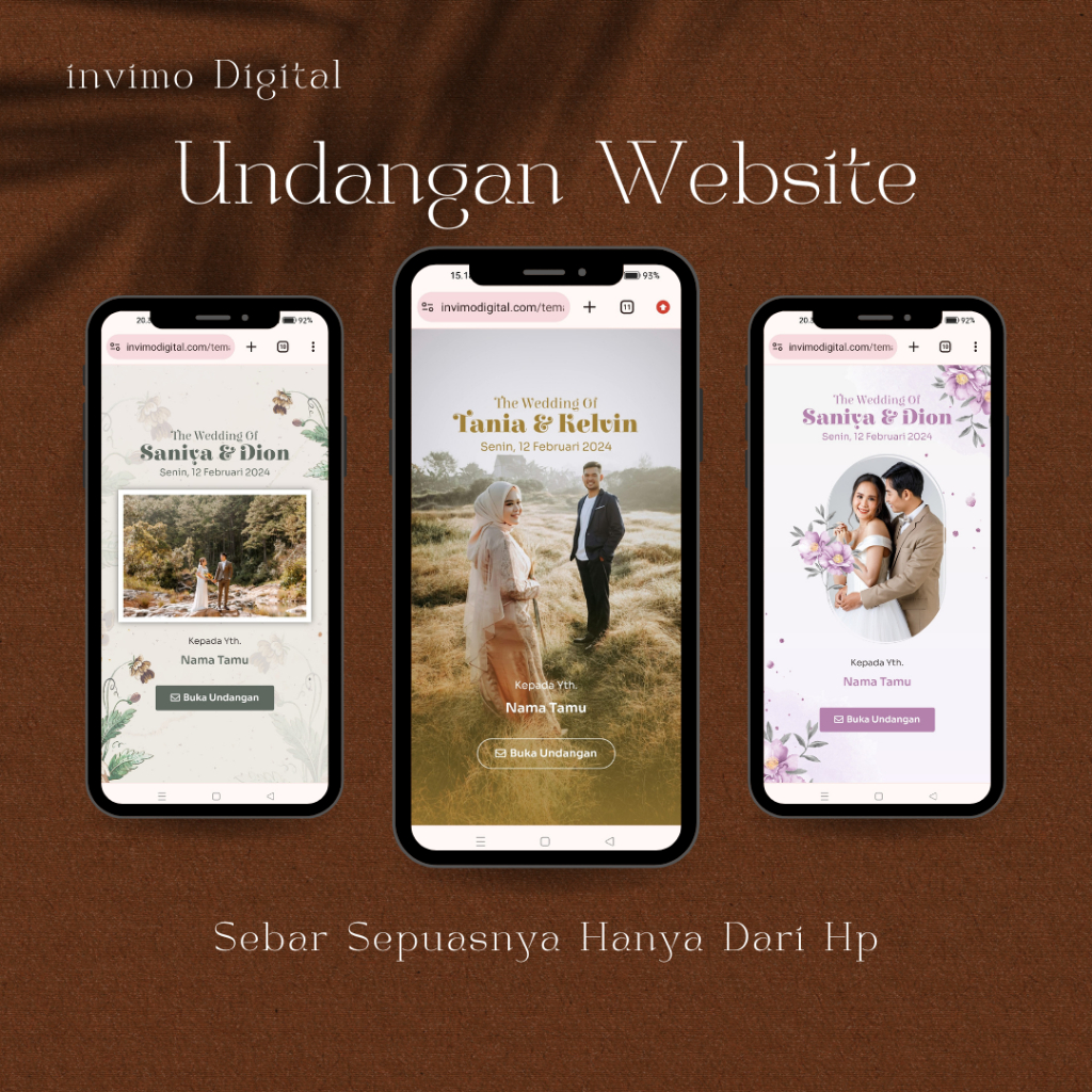 Undangan Pernikahan Website / Undangan Digital Website