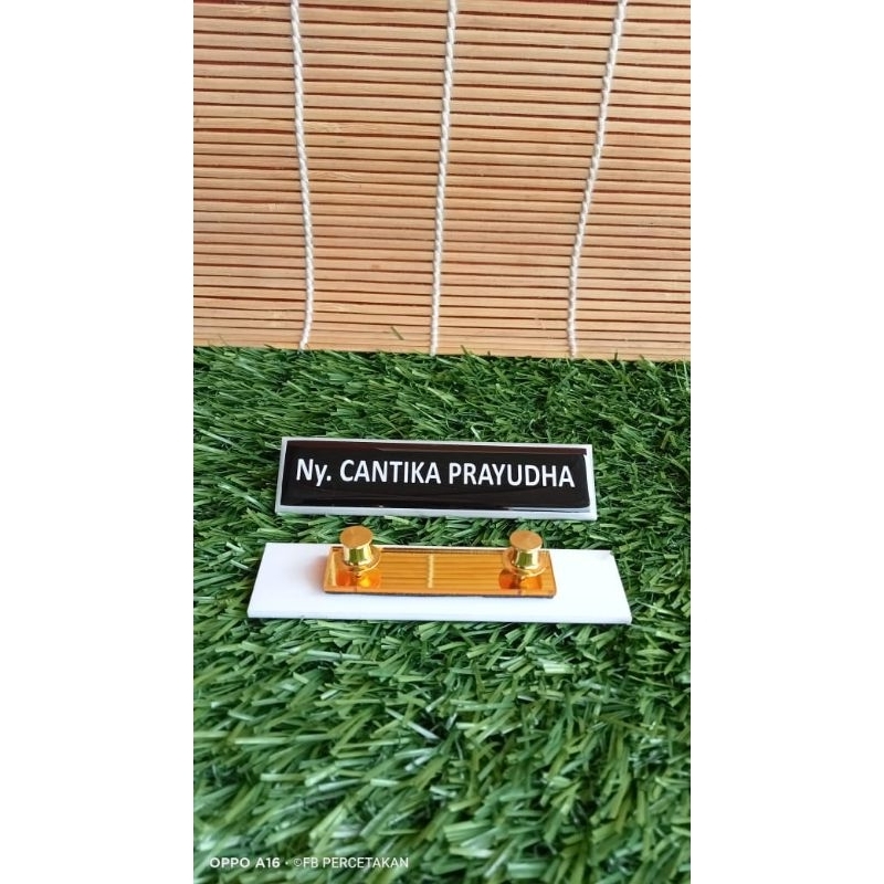 

Nametag/Papan nama standar Bhayangkari, Persit, PIA, Guru, ASN dan lainnya Bisa tambah Logo dan keterangan lainnya
