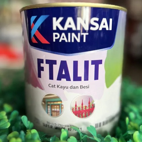 

ART N6Y4 Cat FTALIT 1KG Cat Kayu dan Besi READY SEMUA WARNA ZINCHROMATE