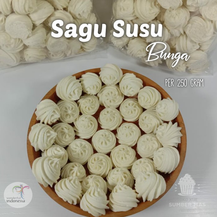 

SAGU SUSU BUNGA 500 GR / SAGU SUSU SPESIAL / SAGU KEMBANG