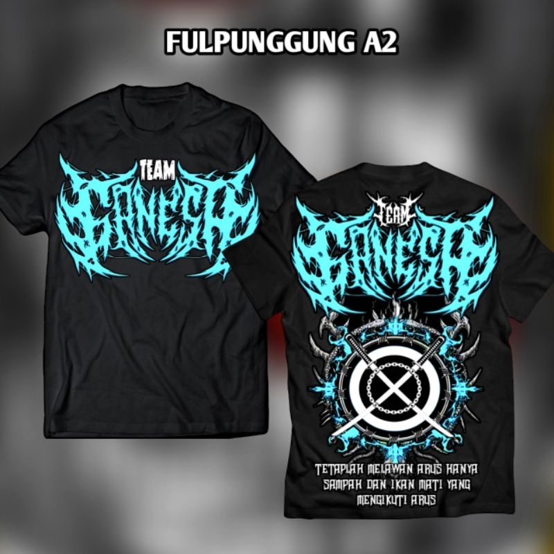 kaos ganesa ikspi kera sakti kaos distro desain terbaru GANESA IKSPI KERA SAKTI ful punggung A2