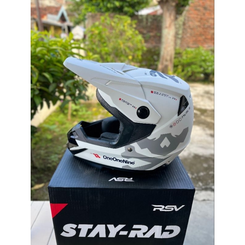 HELM ORCA 119 WHITE GLOSS ONEONENINE PUTIH GLOSS TERBARU