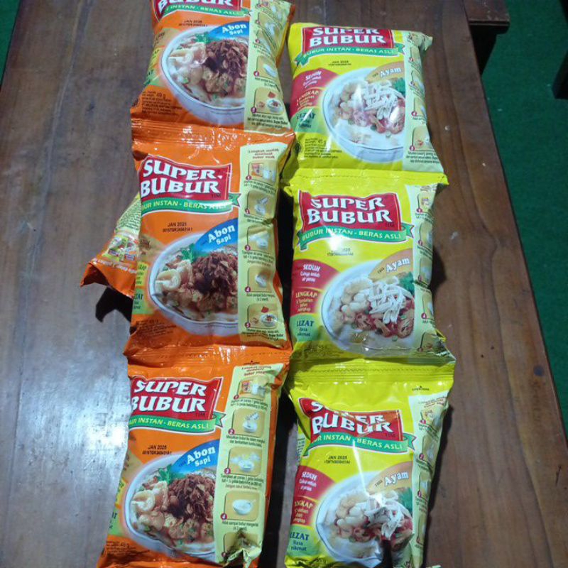 

Super bubur / bubur instant beras / MAYORA