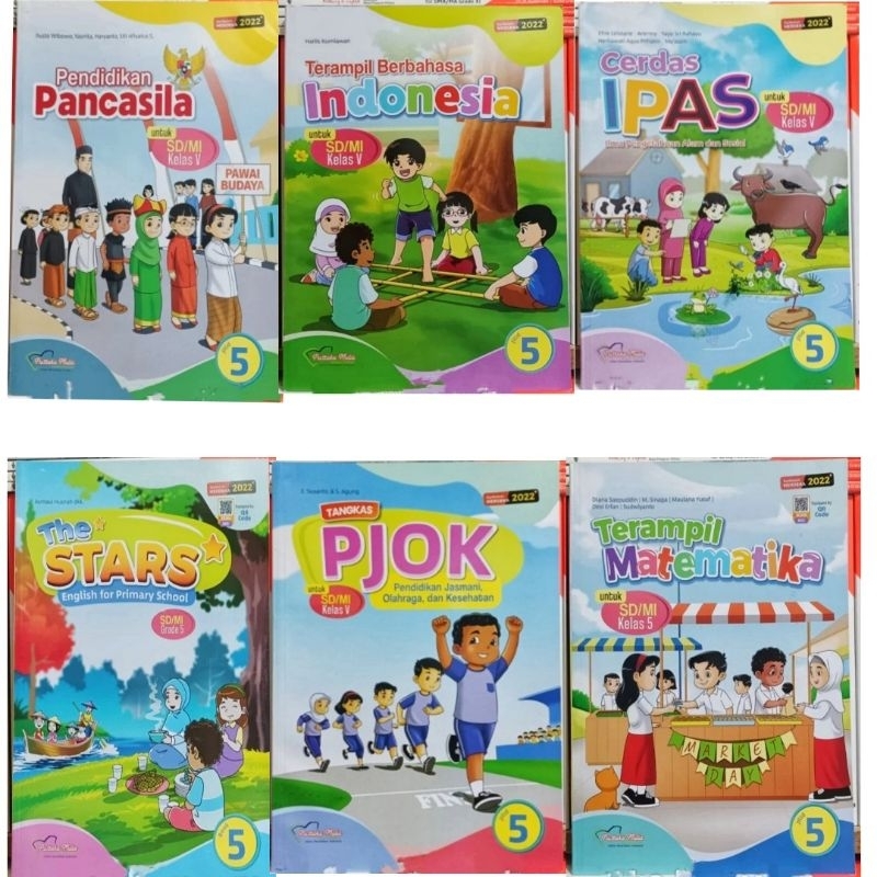 The Stars English Pendidikan Pancasila Terampil Matematika Terampil Berbahasa Indonesia Cerdas IPAS 