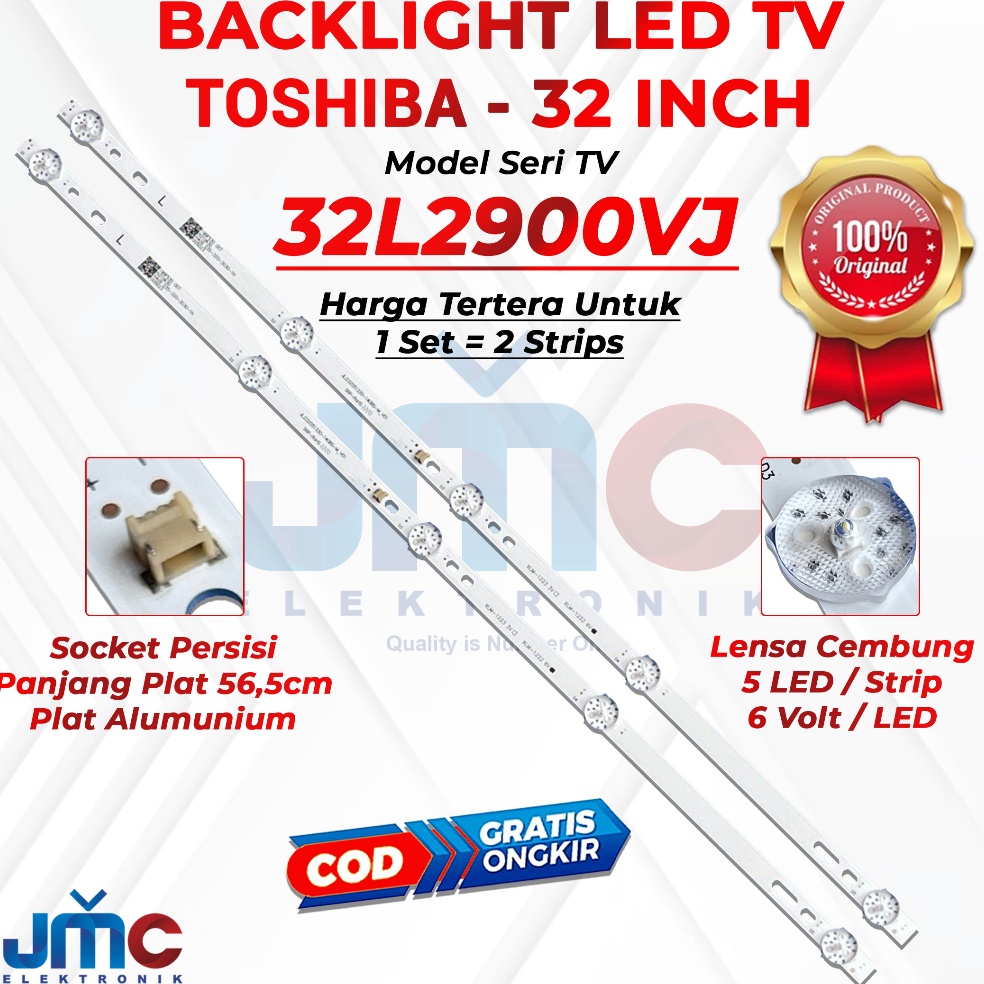 KODE J56O Backlight TV TOSHIBA 32 Inch 32L29VJ