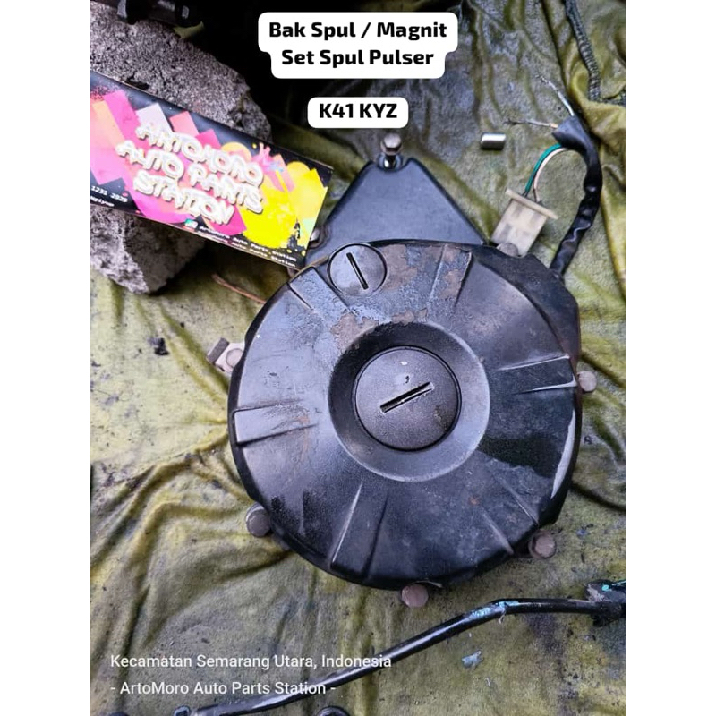 Bak Magnet Spul Supra X 125 Fi Blade 125 Fi Supra 125 Helm In SEKEN ORI COPOTAN MOTOR KONDISI BAIK