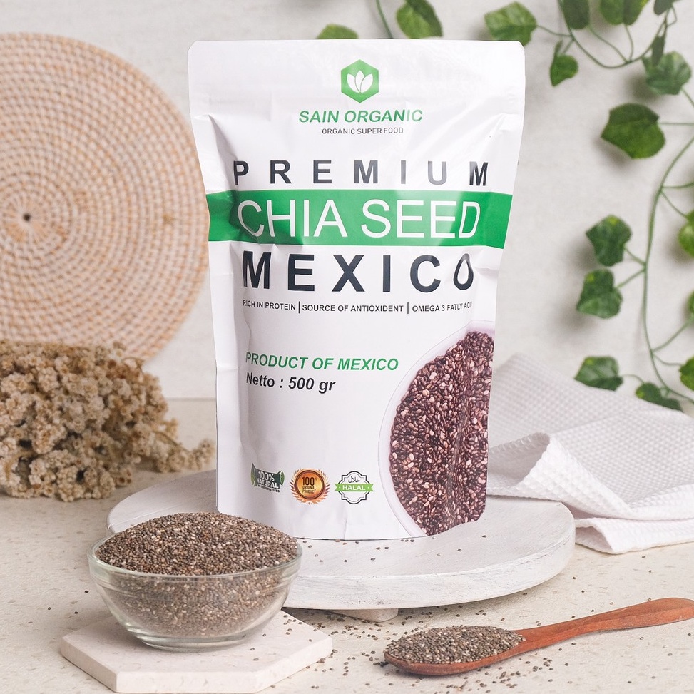 

Ready Chia Seed Organic Mexico untuk Diet Freshly Black Cia Seed Organik fresly Biji Chia Seeds B76