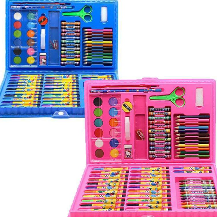 

ART O8H7 Crayon Set Isi 86 Pensil Warna Cat Air KRAYON Alat Lukis Karakter Stationary Color Pencil