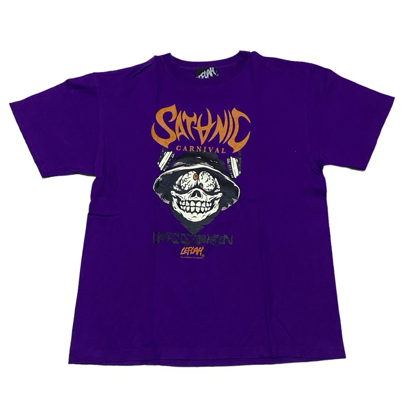 Leflah satanic carnival purple tee
