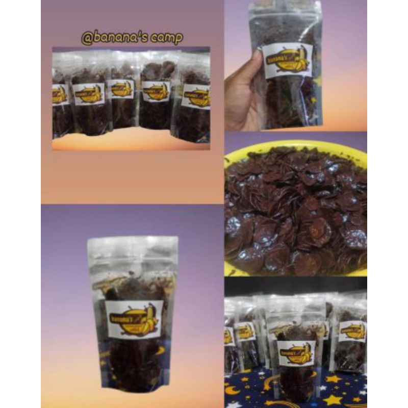 

keripik pisang coklat lumer paket usaha isi 6 bungkus