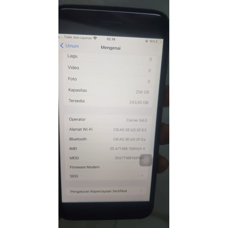 iphone 8plus 256gb ibox wify only