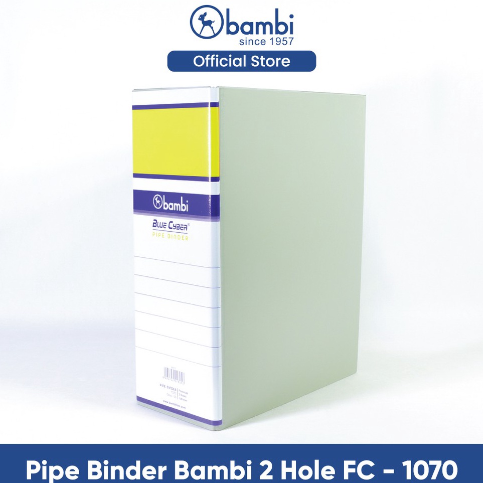 

ART O4J8 Bambi Pipe Binder Folio EXTRA JUMBO SIZE 1 mm With Full Spine 4 Colour Labels 17
