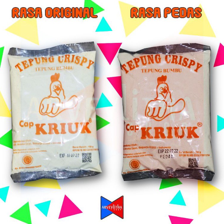 

Paling Popular Tepung Crispy Cap Kriuk 15 gram 1 pcs Z95