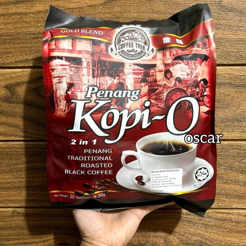 

Penang Kopi-O isi 20's 2in1 Kopi celup Coffee tree Kopitiam